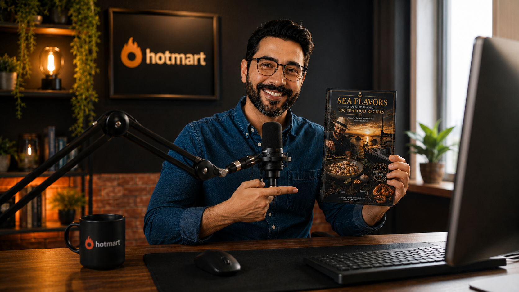 Biografia ilustrada — Chef Daniel Tupinambá a bordo na Costa Verde
